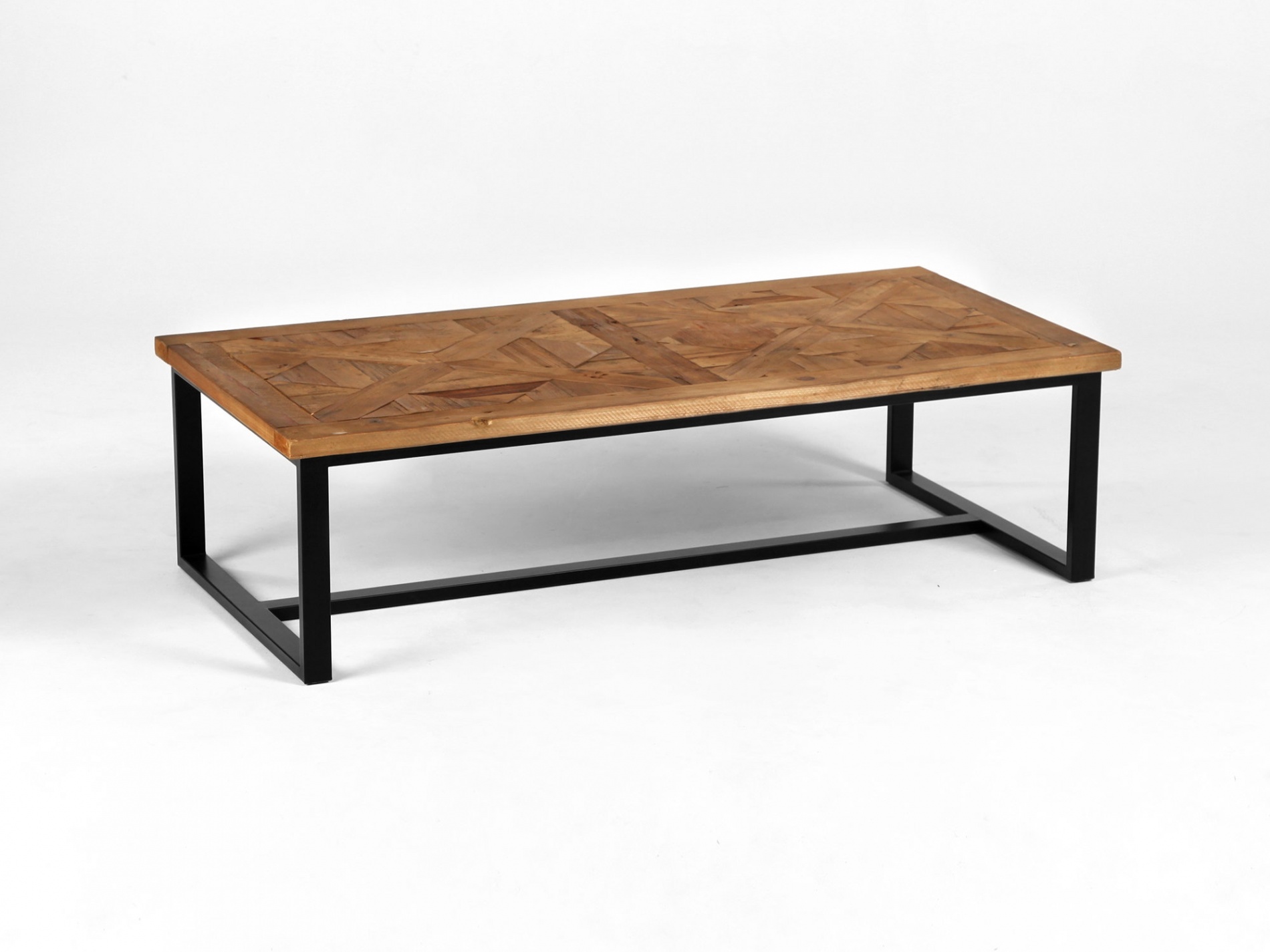 Table basse bois blanchi