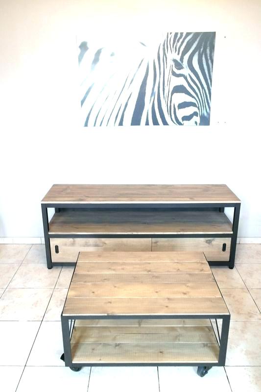 Table basse et meuble tv bois