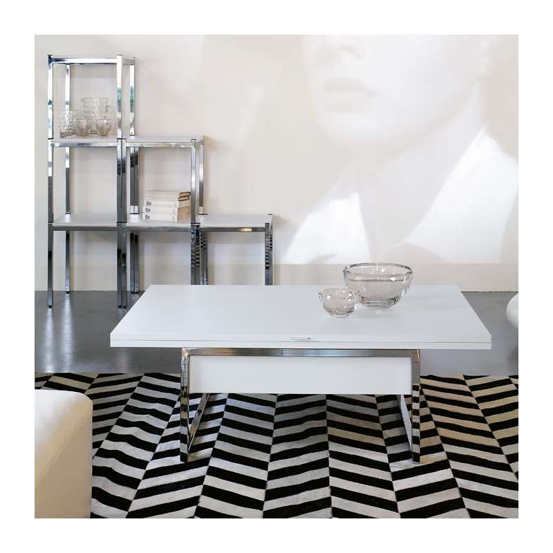 Table basse relevable rectangulaire