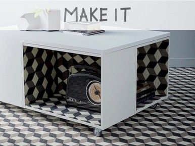 Table basse vintage diy