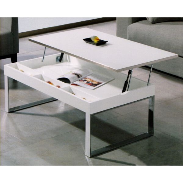 Table basse plateau relevable darwin