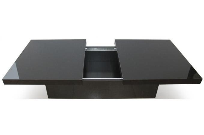 Table basse noir pas cher