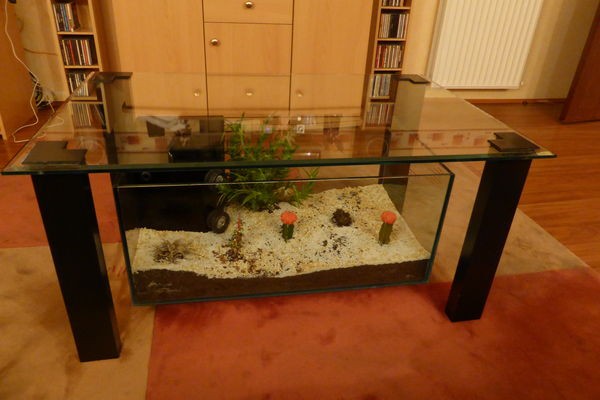 Table basse aquarium occasion belgique