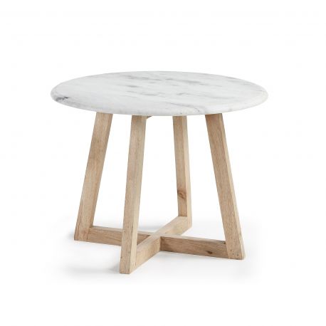 Table basse marbre scandinave