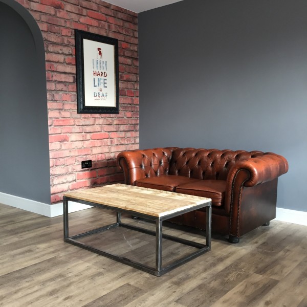 Table basse industriel palette