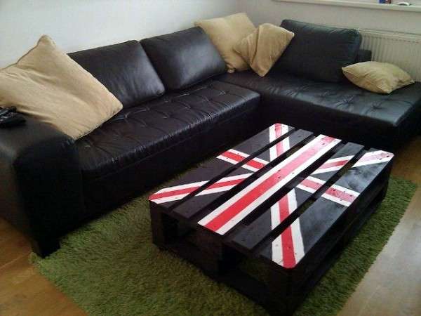 Modele de table basse en palette