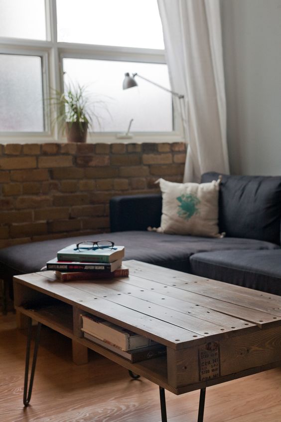 Table basse en bois de palettes
