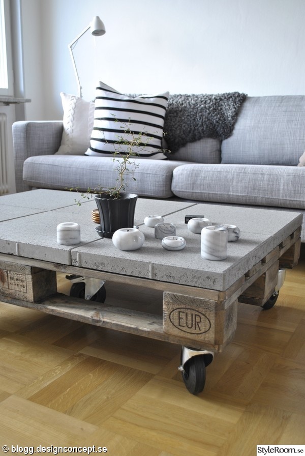 Modèle de table basse en palette