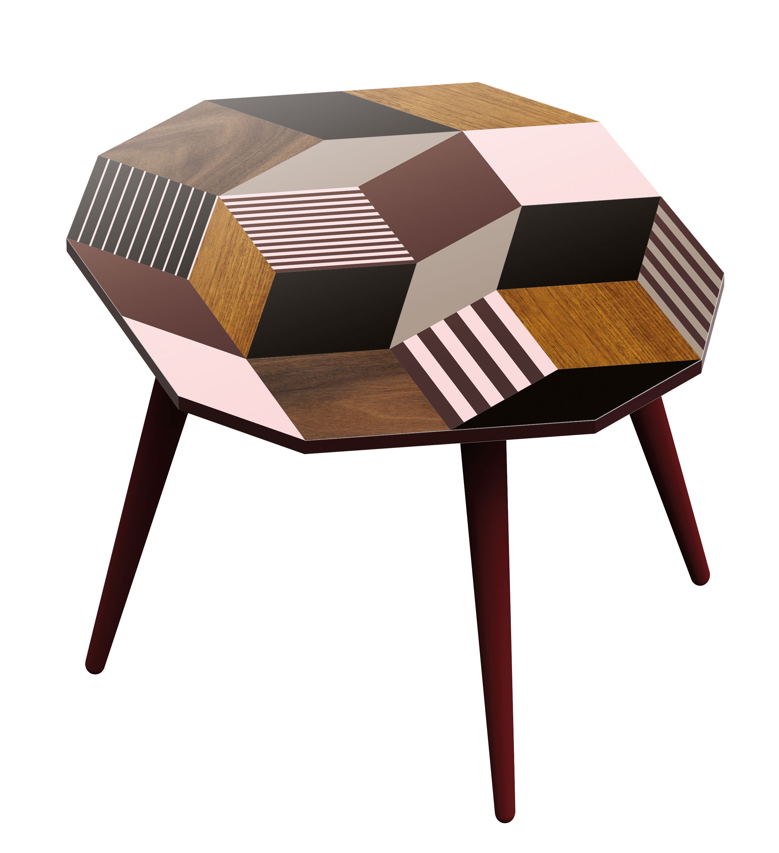 Table basse bois de rose