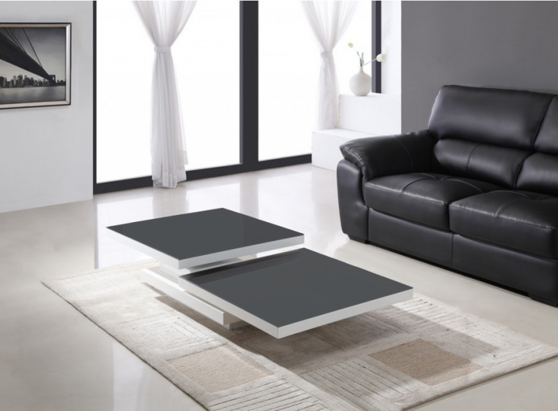 Table basse en bois contemporain