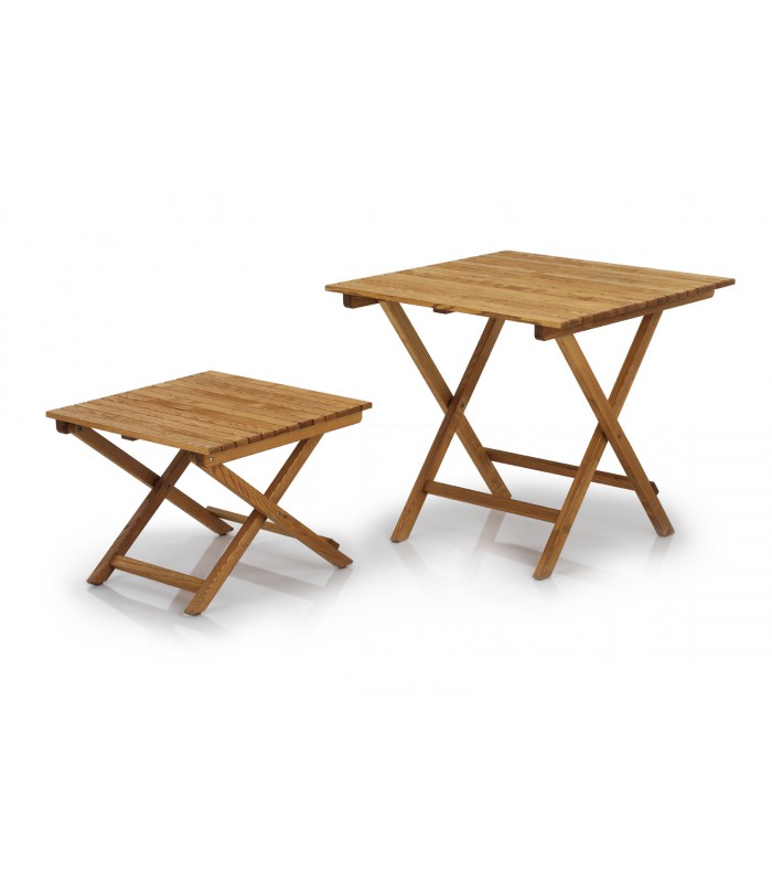 Petite table basse pliante bois