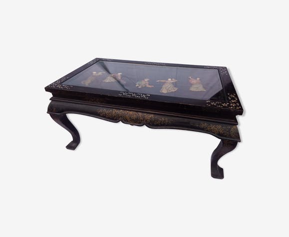 Table basse chinoise en bois