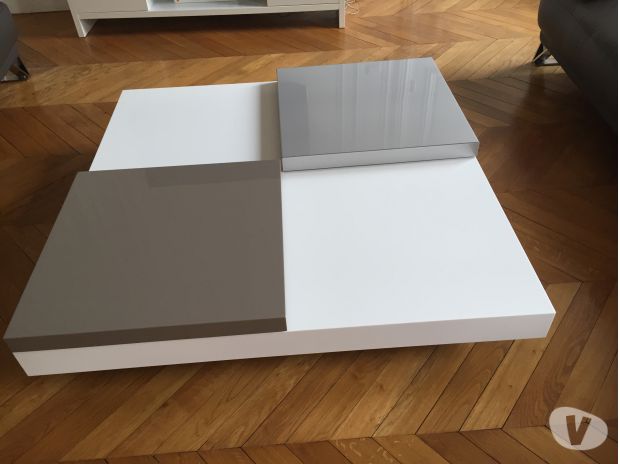 Table basse carrée bois roche bobois