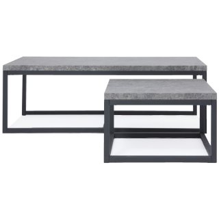 Table basse gigogne aluminium