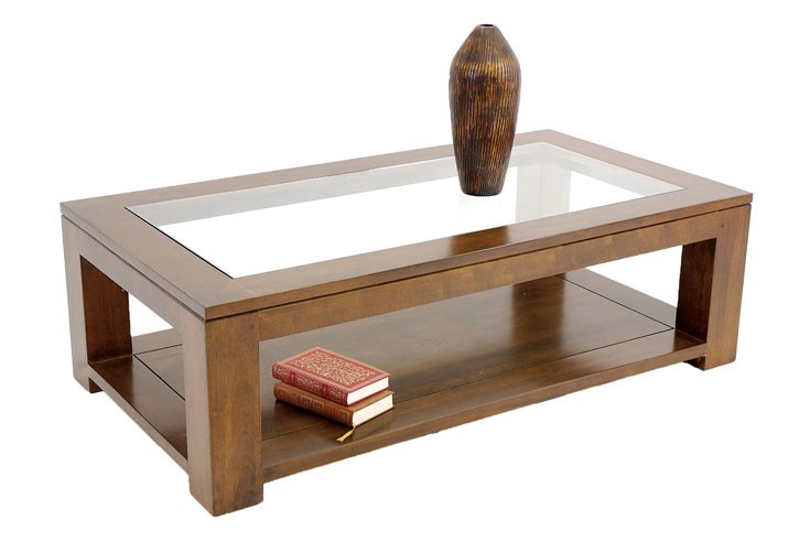 Mini table basse bois