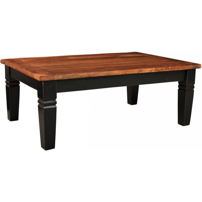Table basse bois 120x80