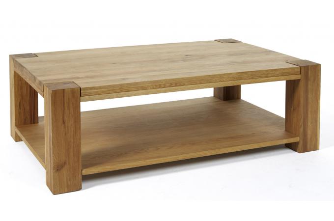 Table basse rectangulaire bois massif
