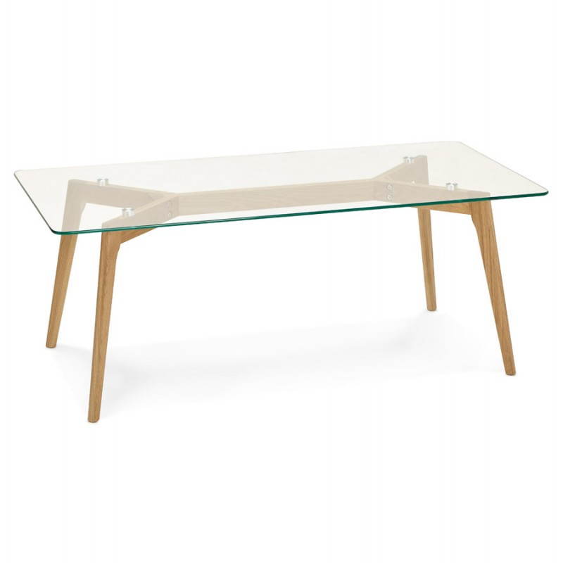 Table basse en bois style scandinave