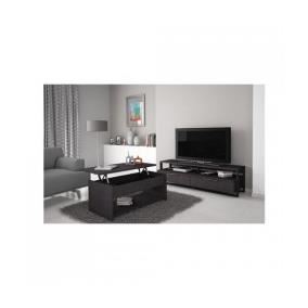 Table basse relevable 100x50cm trabendo ebene