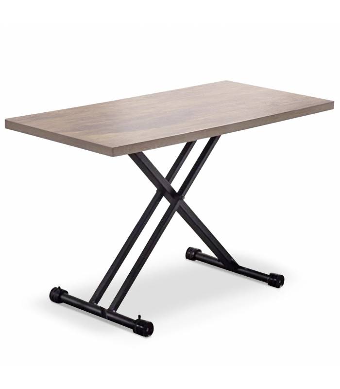 Table basse relevable chene clair