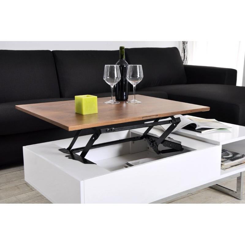 Palette table basse relevable