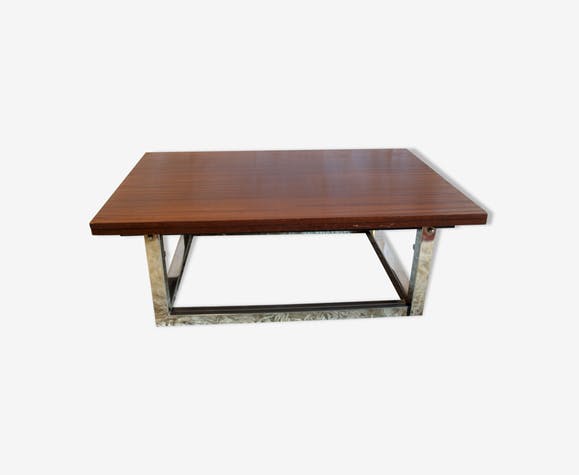 Table basse relevable extensible vintage
