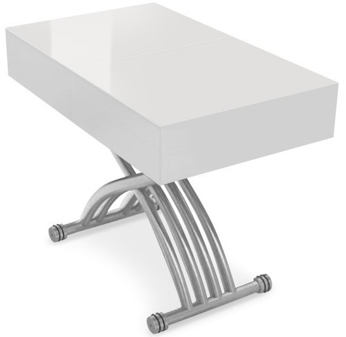 Table basse laquée relevable