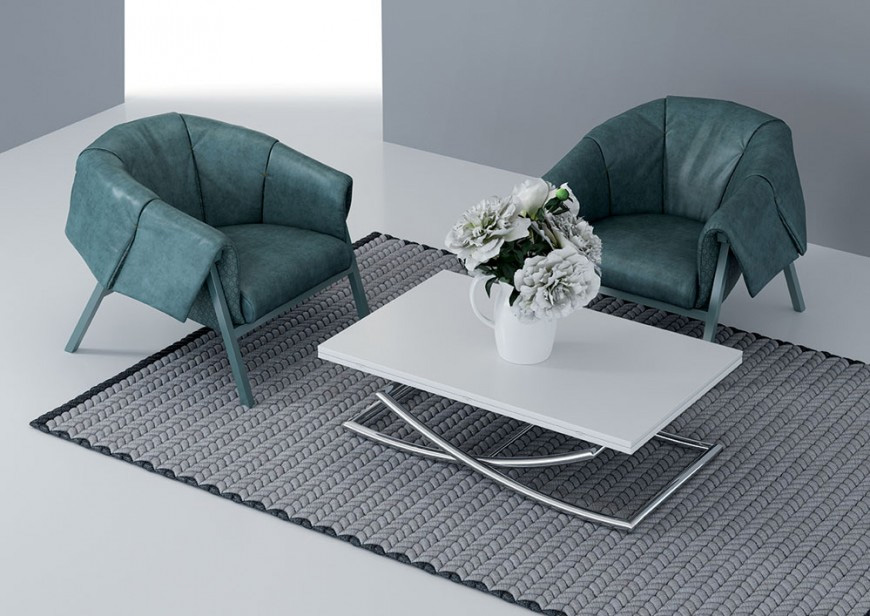 Table basse relevable petite