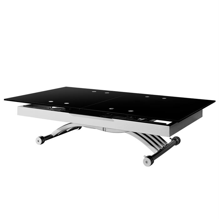 Table basse relevable à rallonge