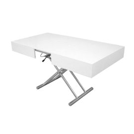 Table basse relevable piston