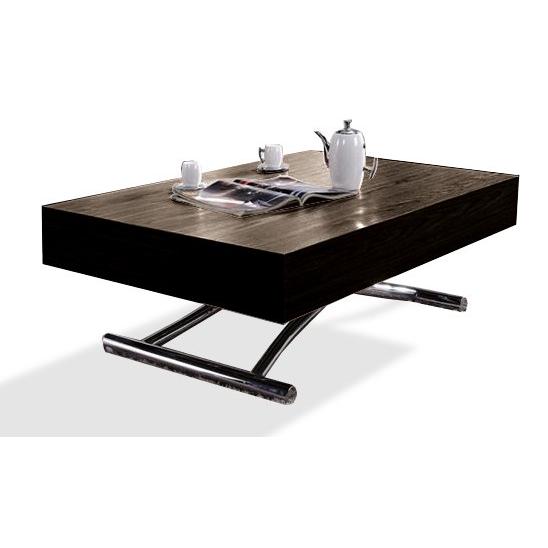 Table basse relevable et pliable