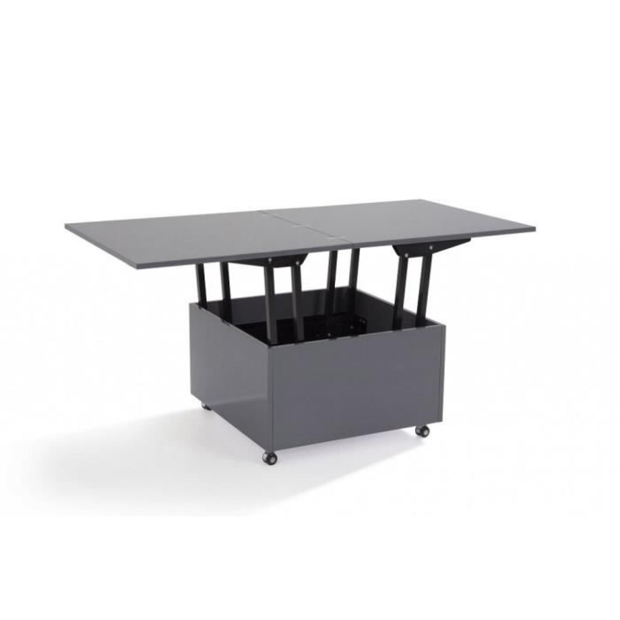 Table basse relevable à rallonge pas cher