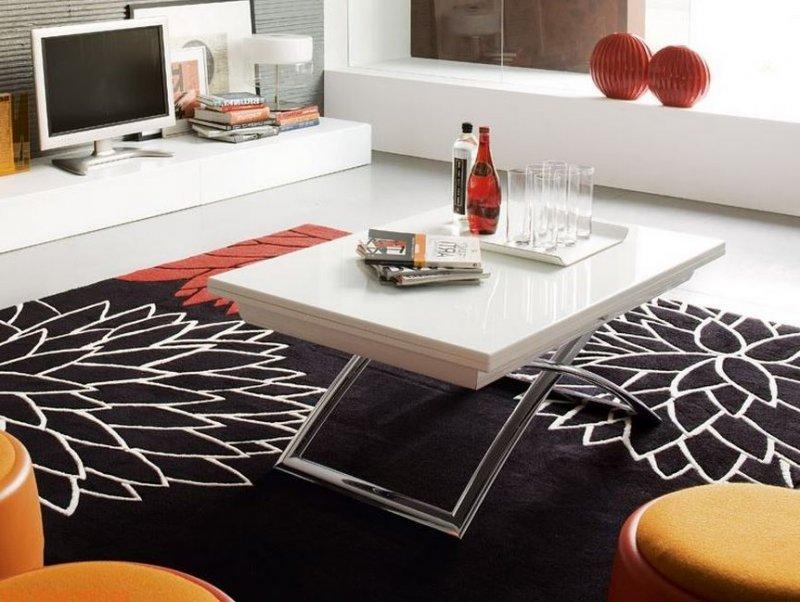 Table basse relevable extensible calligaris