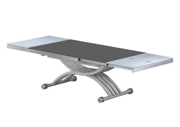 Kendra table basse transformable, plateau relevable