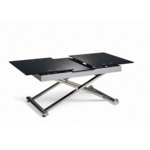Table basse plateau relevable 120