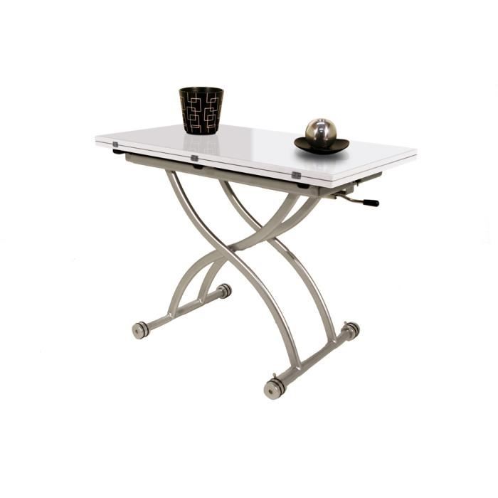 Table basse relevable mirage