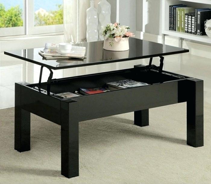 Table basse plateau relevable duna