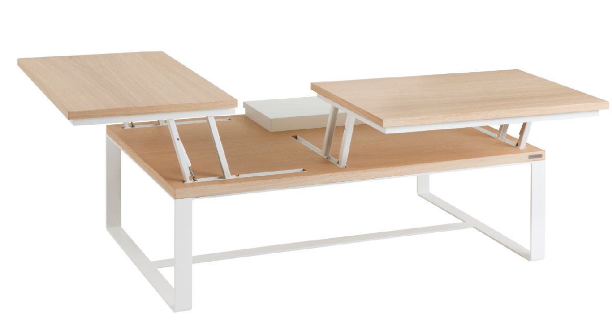 Table basse relevable motard