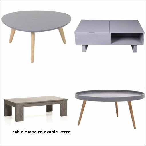 Table basse en verre de luxe