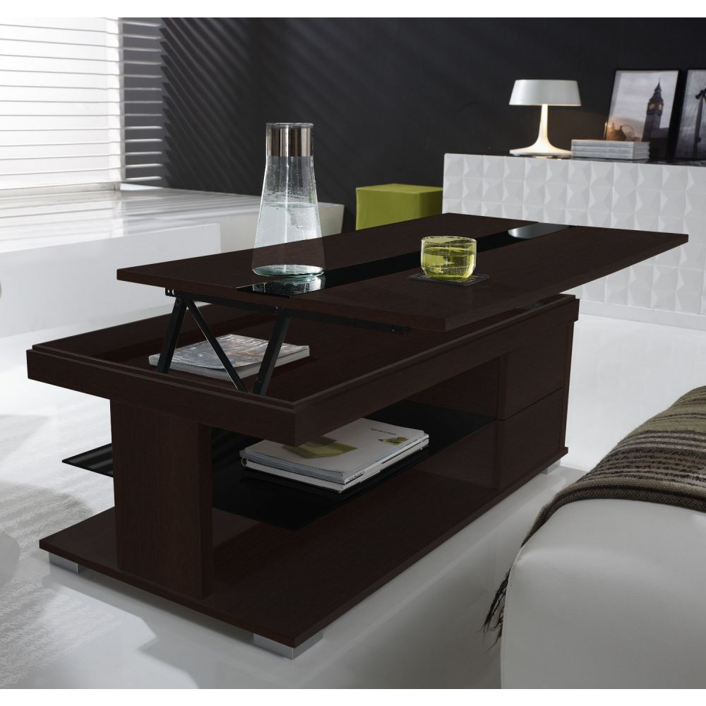 Table basse relevable le moins cher