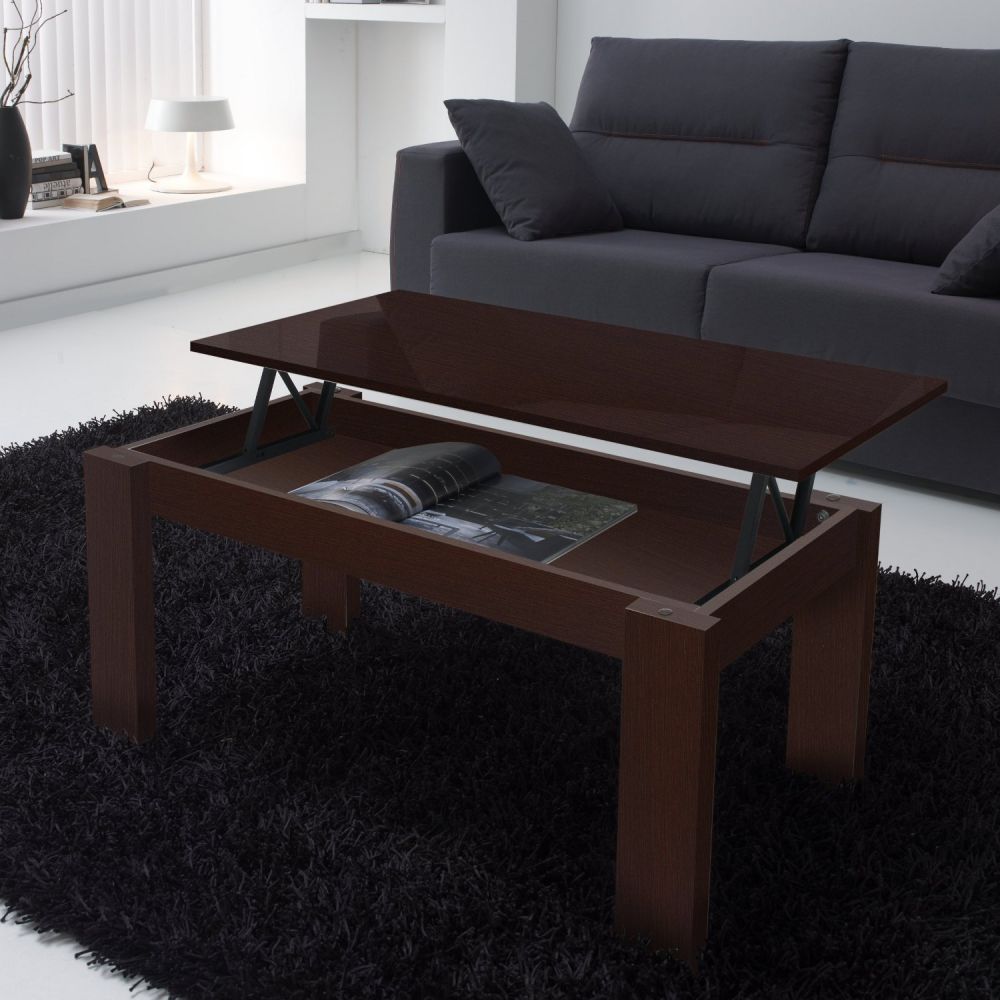 Table basse wengé