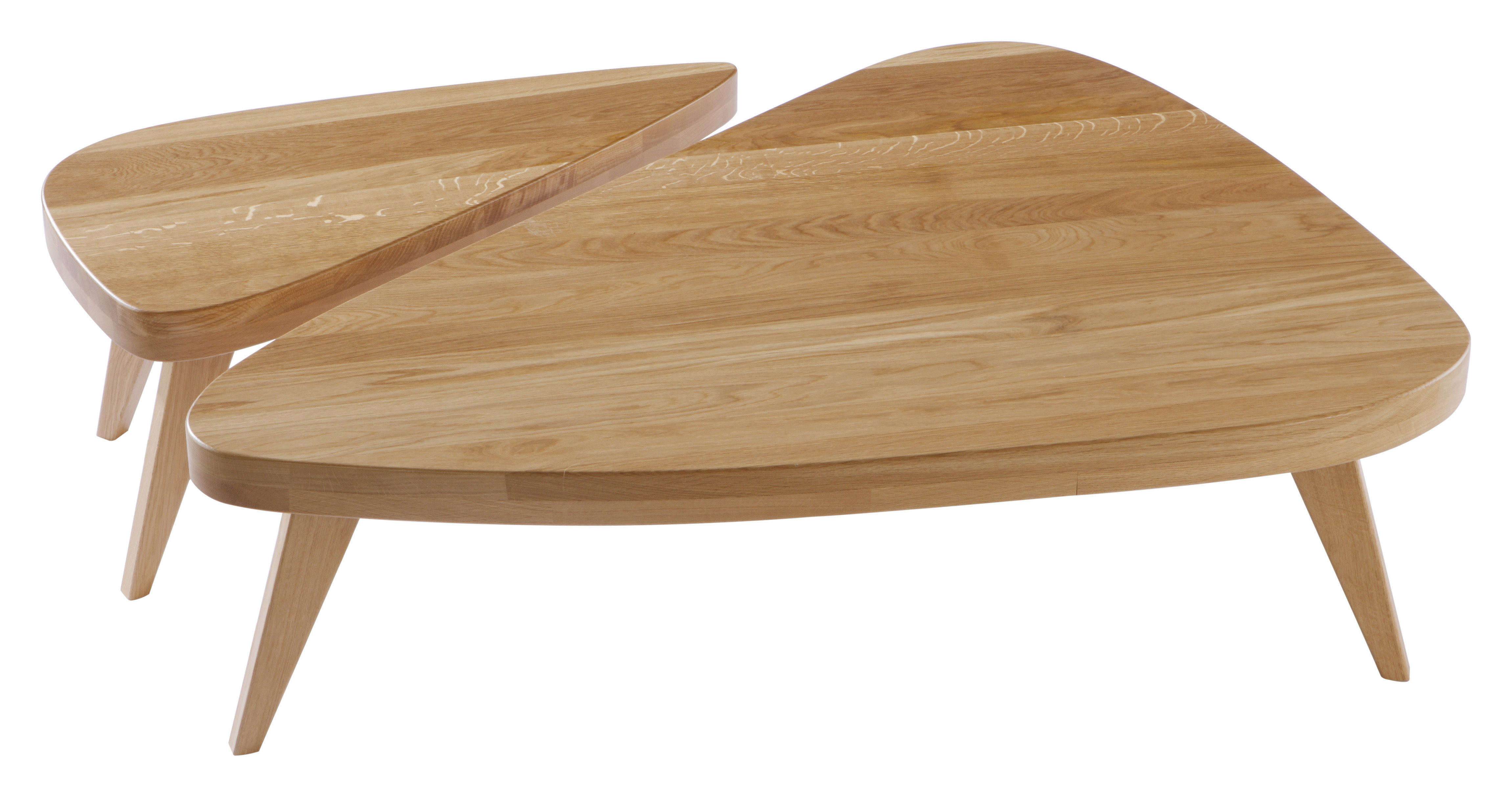 Table basse triangle bois