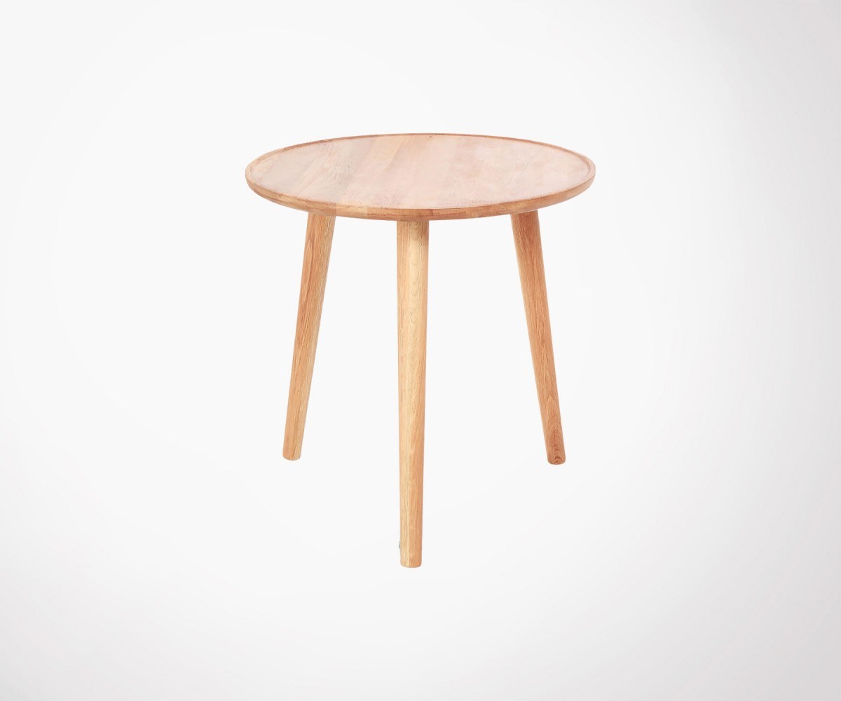 Table basse design chêne massif huilé boscus