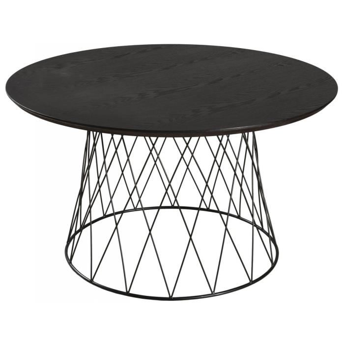 Table basse ronde pied metal