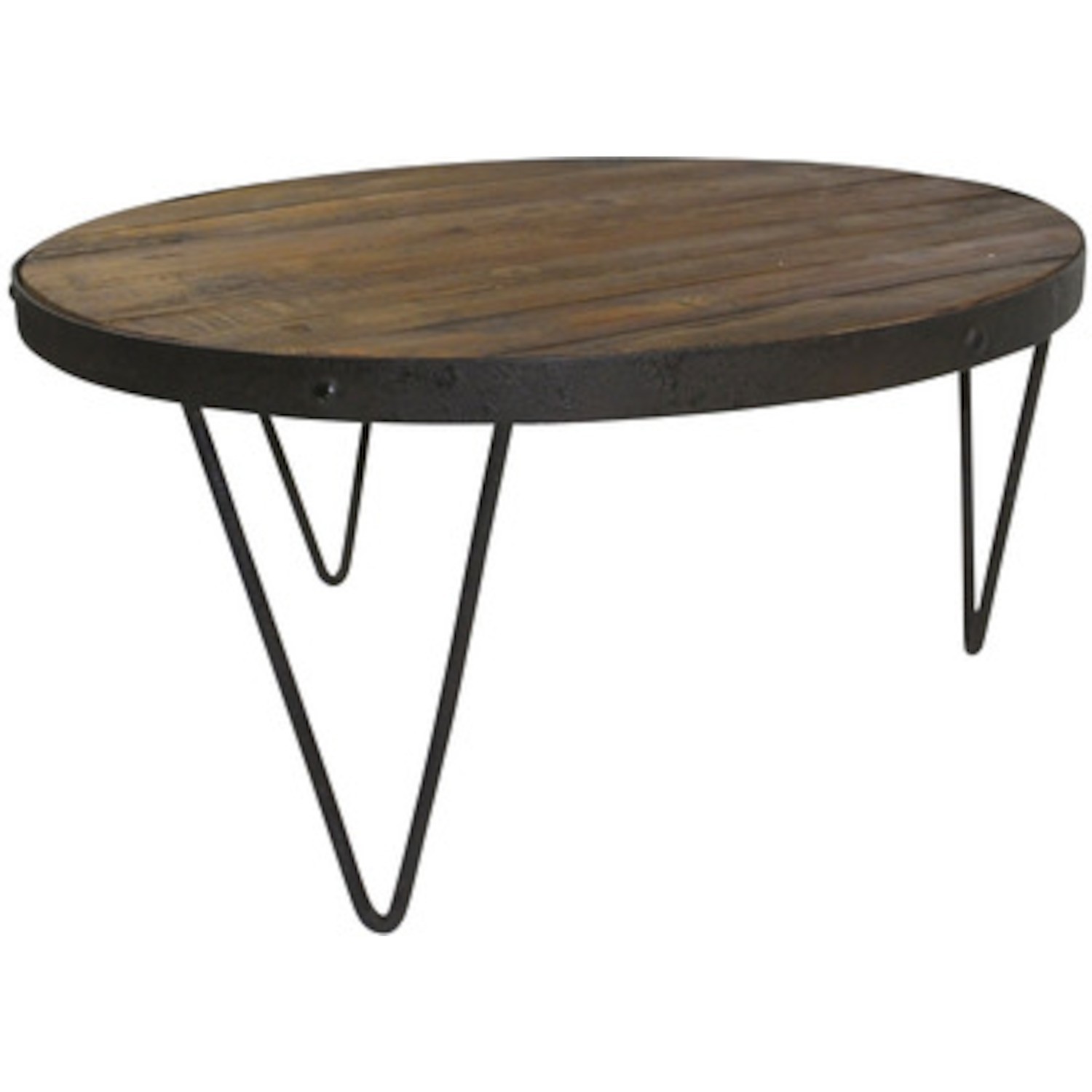 Table basse ronde bois gigogne