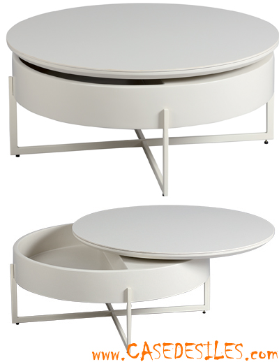 Table basse ronde bar