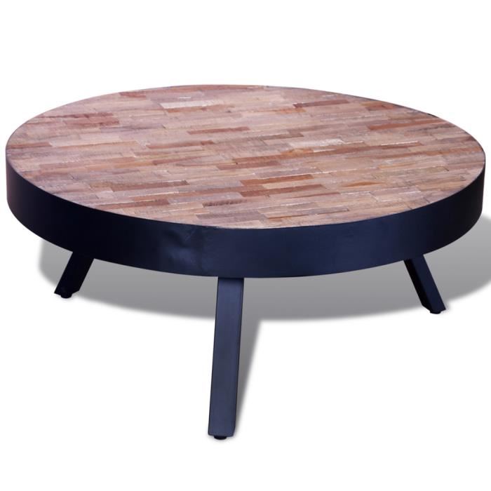 Table basse bois teck