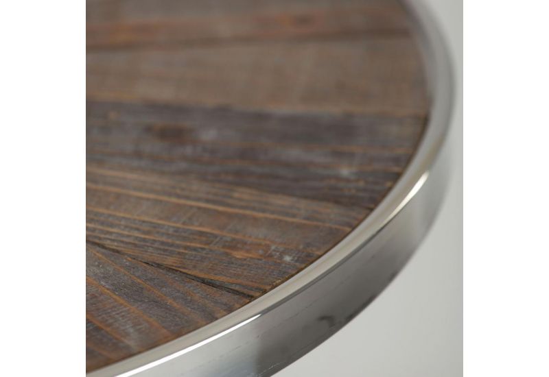 Table basse bois naturel ronde