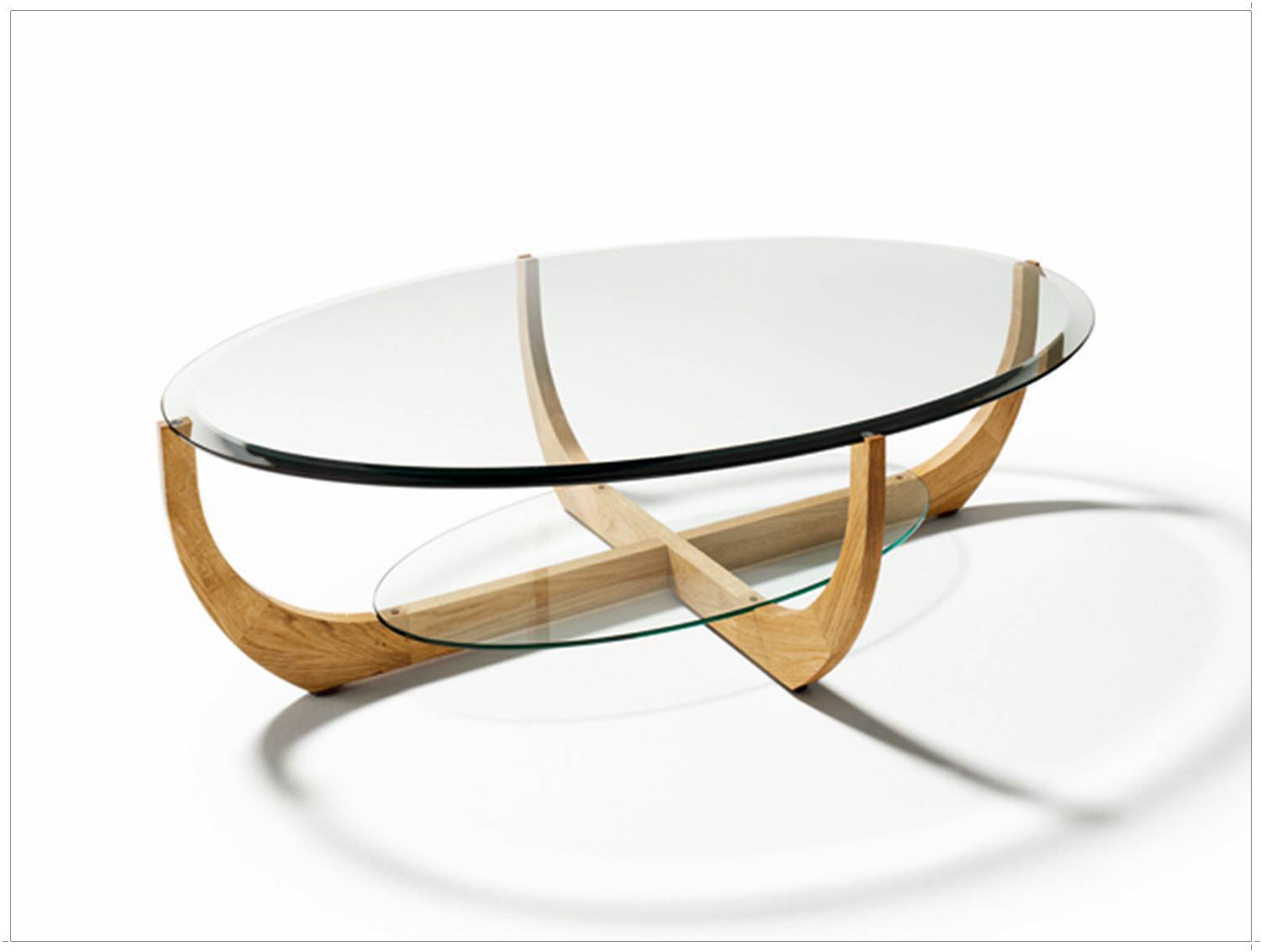 Table basse fly ovale