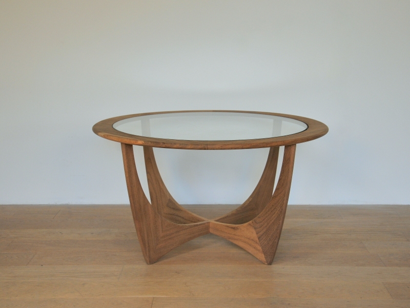 Table basse bois scandinave vintage